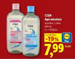 Lidl CIEN Apă micelară Ofertă