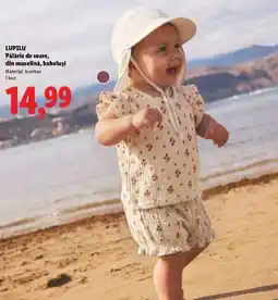 Lidl LUPILU Pălărie de soare, din muselină, bebeluși Ofertă