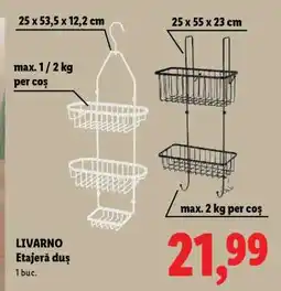 Lidl LIVARNO Etajeră duș Ofertă