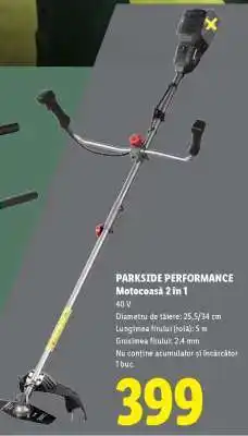Lidl PARKSIDE PERFORMANCE Motocoasă 2 în 1 Ofertă