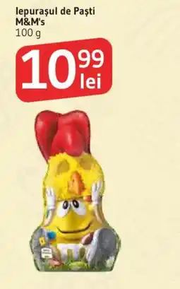Supeco lepuraşul de Paşti M&M's Ofertă