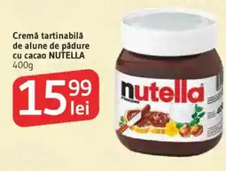 Supeco Cremă tartinabilǎ de alune de pădure cu cacao NUTELLA Ofertă
