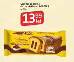 Supeco Cozonac cu cremă de ciocolată-rom BOROMIR Ofertă