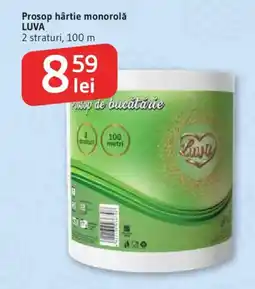 Supeco Prosop hârtie monorolǎ LUVA Ofertă