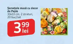 Supeco Şerveţele masă cu decor de Paşte Ofertă