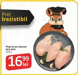 Supeco Piept de pui dezosat fără piele Ofertă