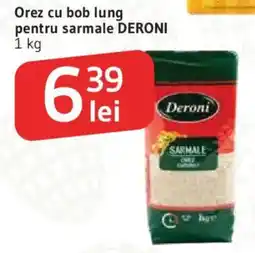 Supeco Orez cu bob lung pentru sarmale DERONI Ofertă