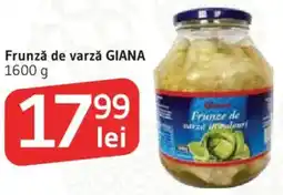 Supeco Frunză de varzǎ GIANA Ofertă