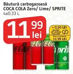 Supeco Băutură carbogazoasă COCA COLA Zero/ Lime/ SPRITE Ofertă