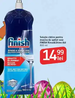 Supeco Soluţie clătire pentru maşina de spălat vase FINISH Rinse&Shine Aid Ofertă