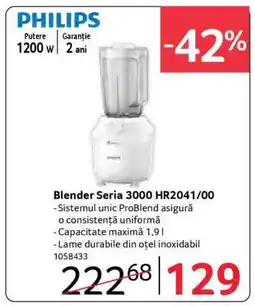 Selgros Blender Seria 3000 HR2041/00 Ofertă