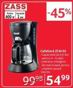 Selgros Cafetieră ZCM 02 Ofertă