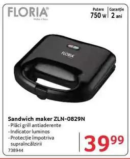 Selgros Sandwich maker ZLN-0829N Ofertă