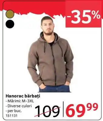 Selgros Hanorac bărbați Ofertă