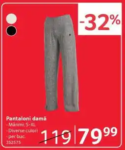 Selgros Pantaloni damă Ofertă
