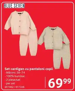 Selgros Set cardigan cu pantaloni copii Ofertă
