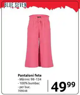 Selgros Pantaloni fete Ofertă