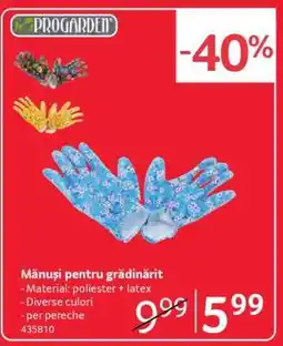 Selgros Mănuși pentru grădinărit Ofertă