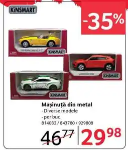 Selgros Mașinuță din metal Ofertă