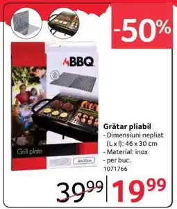 Selgros Grătar pliabil Ofertă