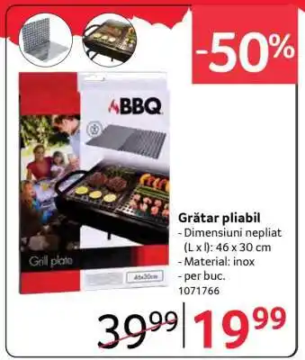 Selgros Grătar pliabil Ofertă