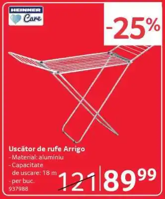 Selgros Uscător de rufe Arrigo Ofertă