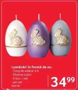 Selgros Lumânări în formă de ou Ofertă