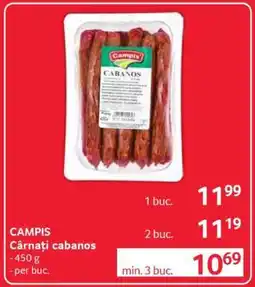 Selgros CAMPIS Cârnați cabanos Ofertă