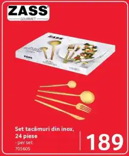 Selgros Set tacâmuri din inox, 24 piese Ofertă