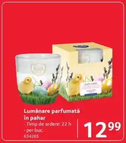 Selgros Lumânare parfumată, în pahar Ofertă