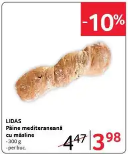 Selgros LIDAS Pâine mediteraneană cu măsline Ofertă