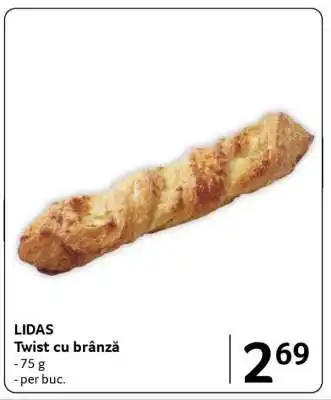 Selgros LIDAS Twist cu brânză Ofertă