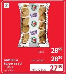 Selgros AGRICOLA Burger de pui Ofertă