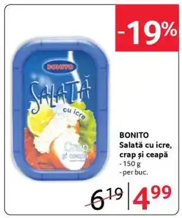 Selgros BONITO Salată cu icre, crap și ceapă Ofertă