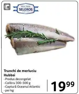 Selgros Trunchi de merluciu Hubbs Ofertă