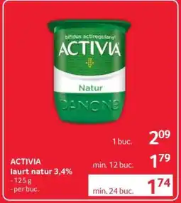 Selgros ACTIVIA Iaurt natur 3,4% Ofertă
