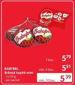 Selgros BABYBEL Brânză topită mini Ofertă