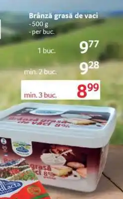Selgros Brânză grasă de vaci Ofertă