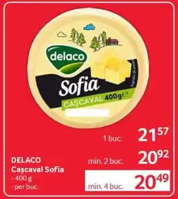 Selgros Delaco Cașcaval Sofia Ofertă