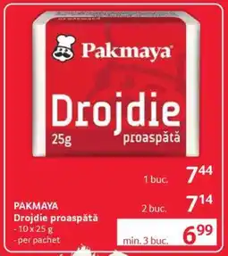 Selgros Pakmaya Drojdíe Proaspătă Ofertă