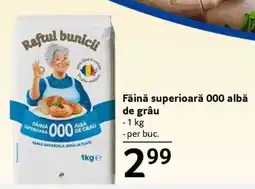 Selgros Făină superioară 000 albă de grâu Ofertă