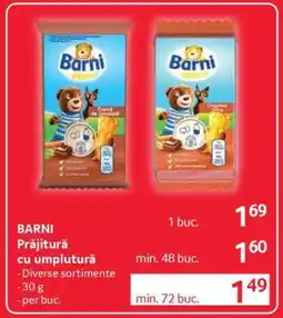 Selgros BARNI Prăjitură cu umplutură Ofertă