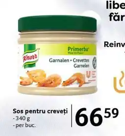 Selgros Knorr Primerba Sos pentru creveți Ofertă