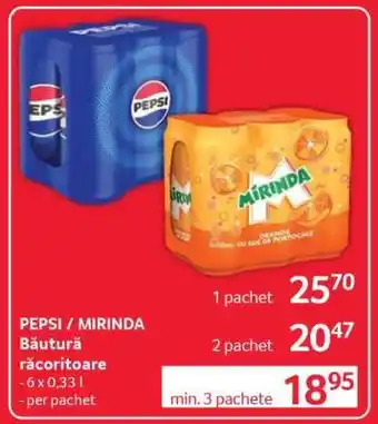 Selgros PEPSI / MIRINDA Ofertă