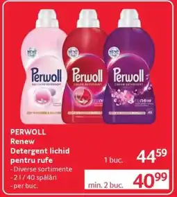 Selgros PERWOLL Renew Detergent lichid pentru rufe Ofertă