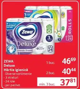 Selgros ZEWA DELUXE Hârtie igienică Ofertă