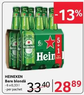 Selgros HEINEKEN Bere blondă Ofertă