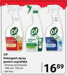 Selgros CIF Detergent spray pentru suprafețe Ofertă