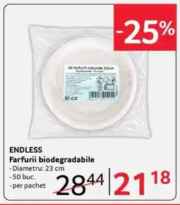 Selgros ENDLESS Farfurii biodegradabile Ofertă