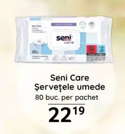 Selgros Seni Care Şerveţele umede Ofertă